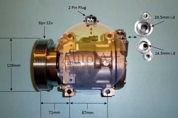 Compressor, air conditioning