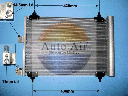 Condenser, air conditioning (16-1248)