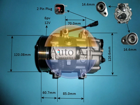 Compressor, air conditioning (14-0094p)
