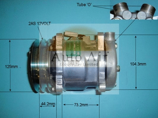 Compressor, air conditioning (14-6332)