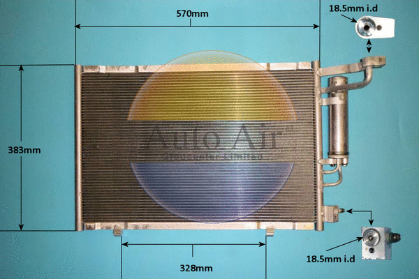 Condenser, air conditioning (16-0068)