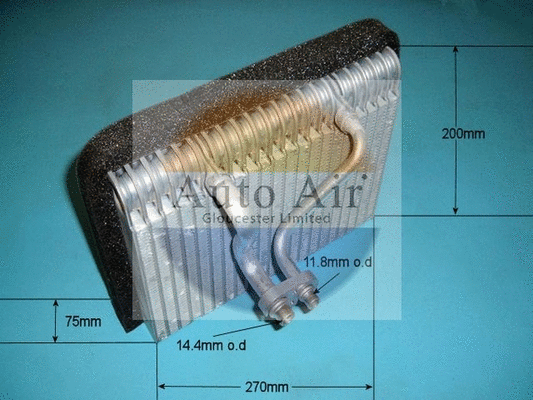 Evaporator, air conditioning (21-0247)