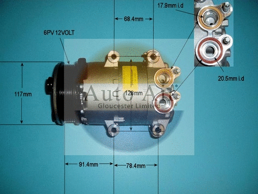 Compressor, air conditioning (14-9763)