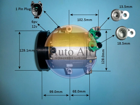 Compressor, air conditioning (14-9780P)
