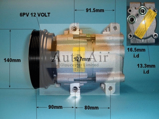 Compressor, air conditioning (14-0234)