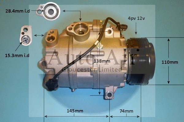 Compressor, air conditioning (14-9793P)