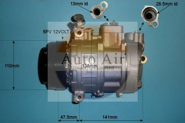 Compressor, air conditioning (14-0328P)