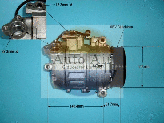 Compressor, air conditioning (14-9644P)