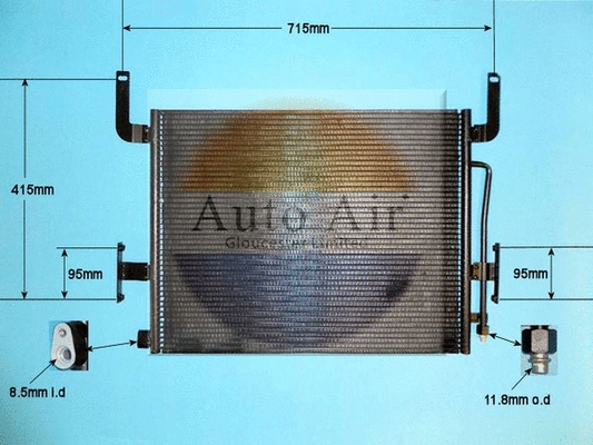 Condenser, air conditioning (16-1298)