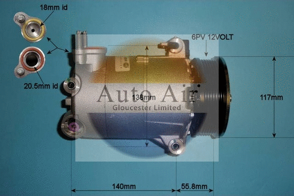 Compressor, air conditioning (14-1048)