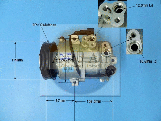 Compressor, air conditioning (14-9777)
