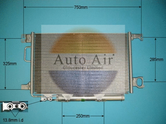 Condenser, air conditioning (16-1340A)