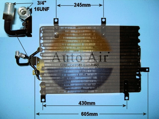 Condenser, air conditioning (16-2035)