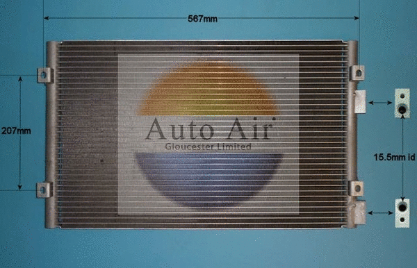 Condenser, air conditioning (16-5110)