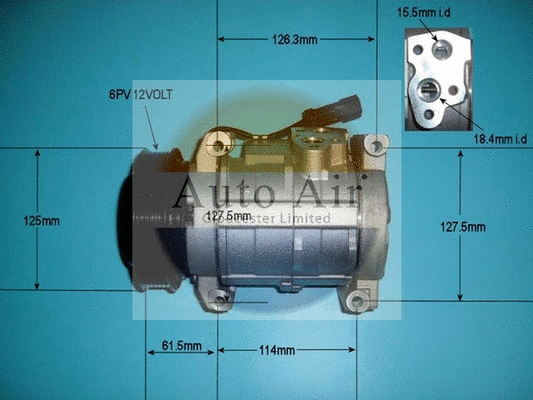 Compressor, air conditioning (14-3041P)