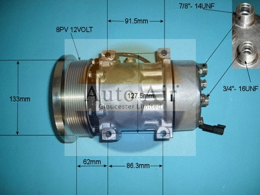 Compressor, air conditioning (14-4813)
