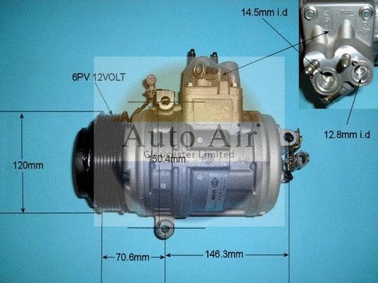 Compressor, air conditioning (14-1034)
