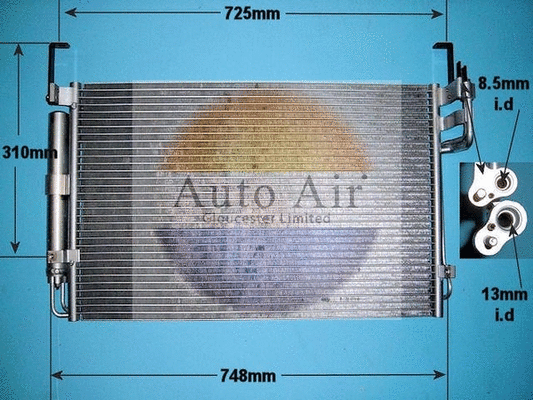 Condenser, air conditioning (16-1156)