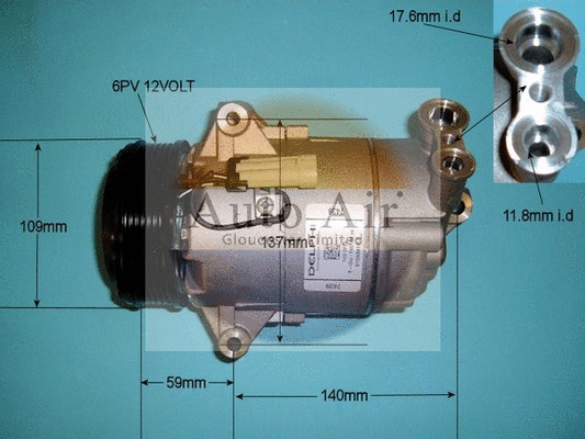 Compressor, air conditioning (14-9711)