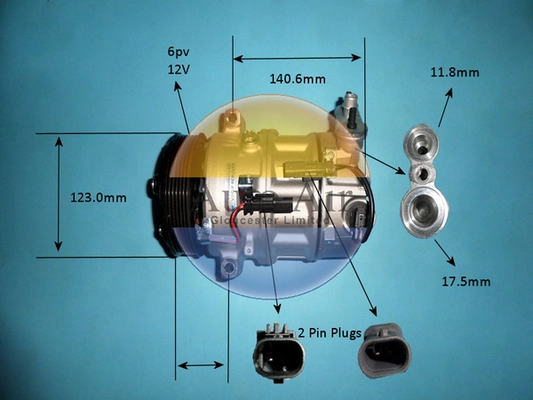 Compressor, air conditioning (14-1664P)