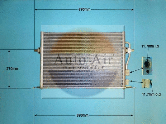 Condenser, air conditioning (16-6512)
