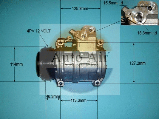 Compressor, air conditioning (14-7883)