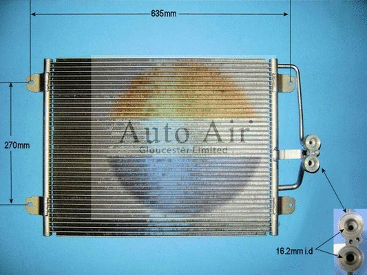 Condenser, air conditioning (16-1276)
