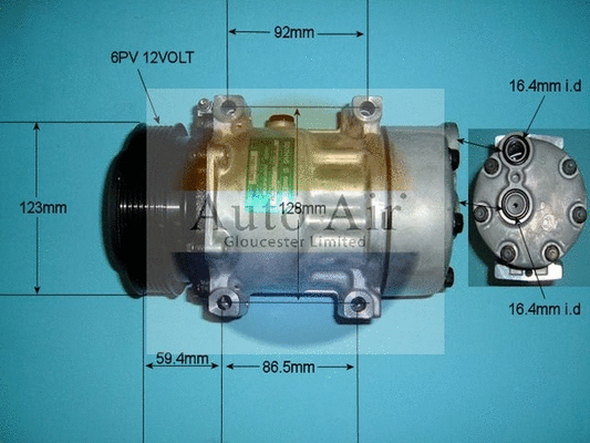 Compressor, air conditioning (14-8074)