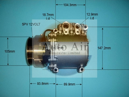 Compressor, air conditioning (14-1189P)