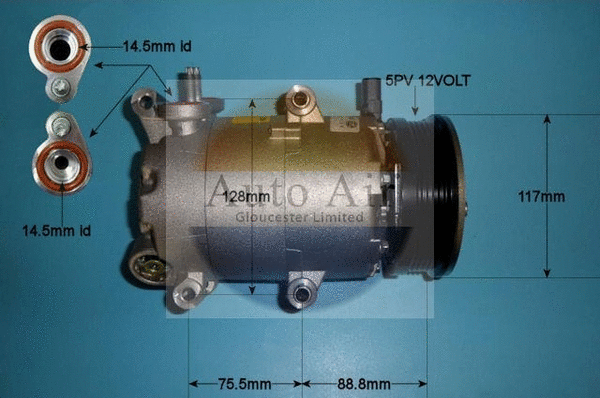 Compressor, air conditioning (14-0208)