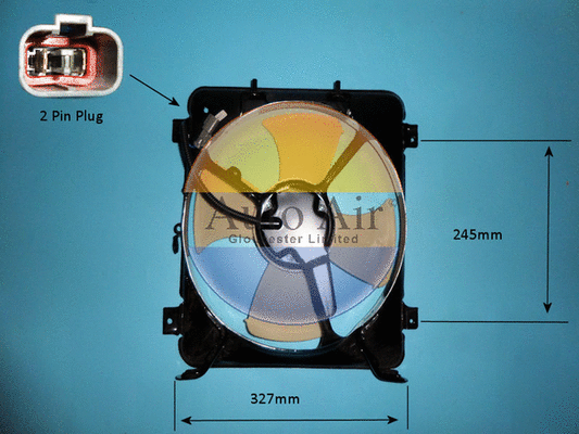 Electric Motor, radiator fan (05-1402)