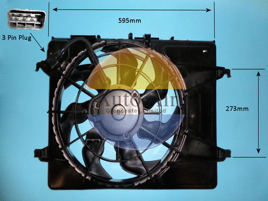 Electric Motor, radiator fan (05-1440)