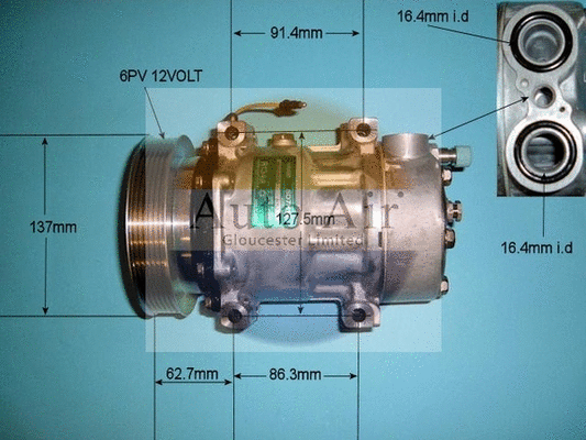 Compressor, air conditioning (14-4641)