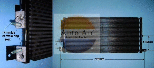 Condenser, air conditioning (16-9002A)