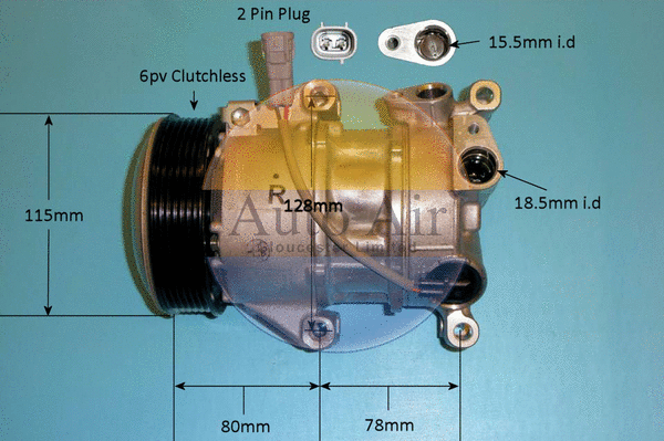 Compressor, air conditioning (14-1284)