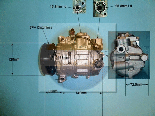 Compressor, air conditioning (14-9649)