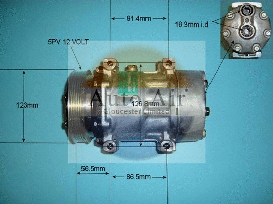 Compressor, air conditioning (14-8131)