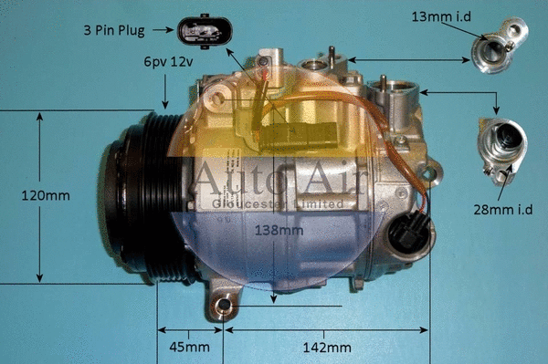 Compressor, air conditioning (14-0241)
