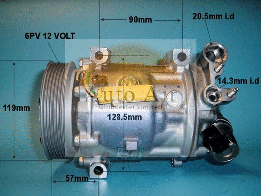 Compressor, air conditioning (14-0220)