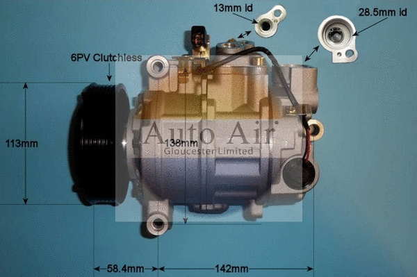 Compressor, air conditioning (14-9691P)