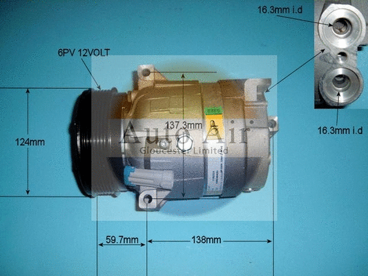 Compressor, air conditioning (14-4048)