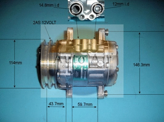 Compressor, air conditioning (14-7170)
