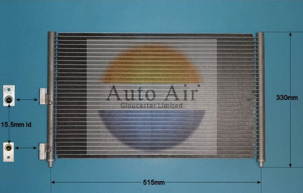 Condenser, air conditioning (16-1103)