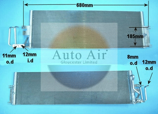 Condenser, air conditioning (16-1007)