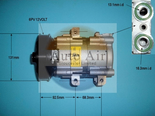 Compressor, air conditioning (14-9663)