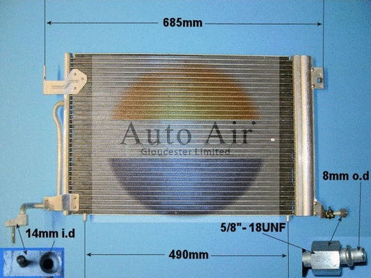 Condenser, air conditioning (16-9678)