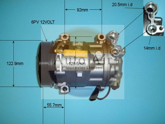 Compressor, air conditioning (14-1304R)