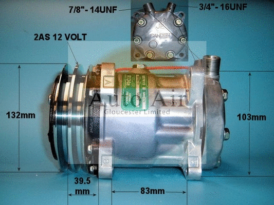 Compressor, air conditioning (14-0101A)