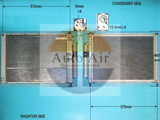 Condenser, air conditioning (16-9950)