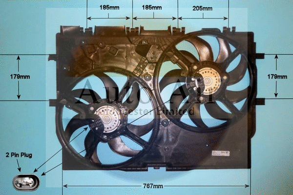 Electric Motor, radiator fan (05-1359)